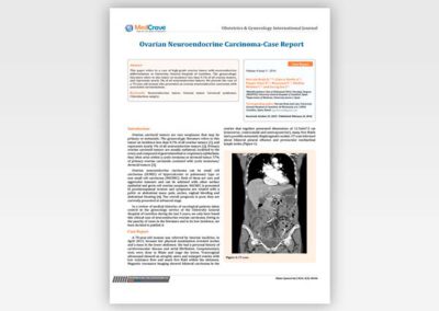 Ovarian Neuroendocrine Carcinoma-Case Report