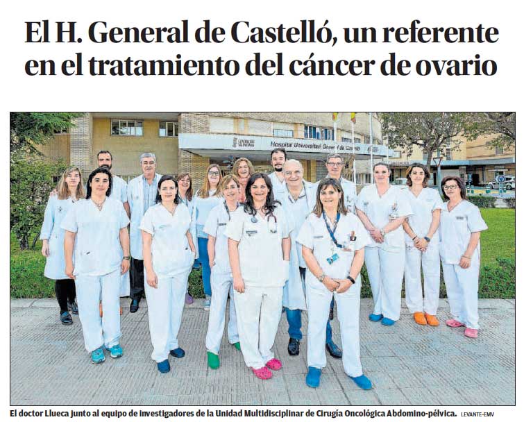 El Hospital General de Castelló, un referente en el tratamiento del Cáncer de Ovario
